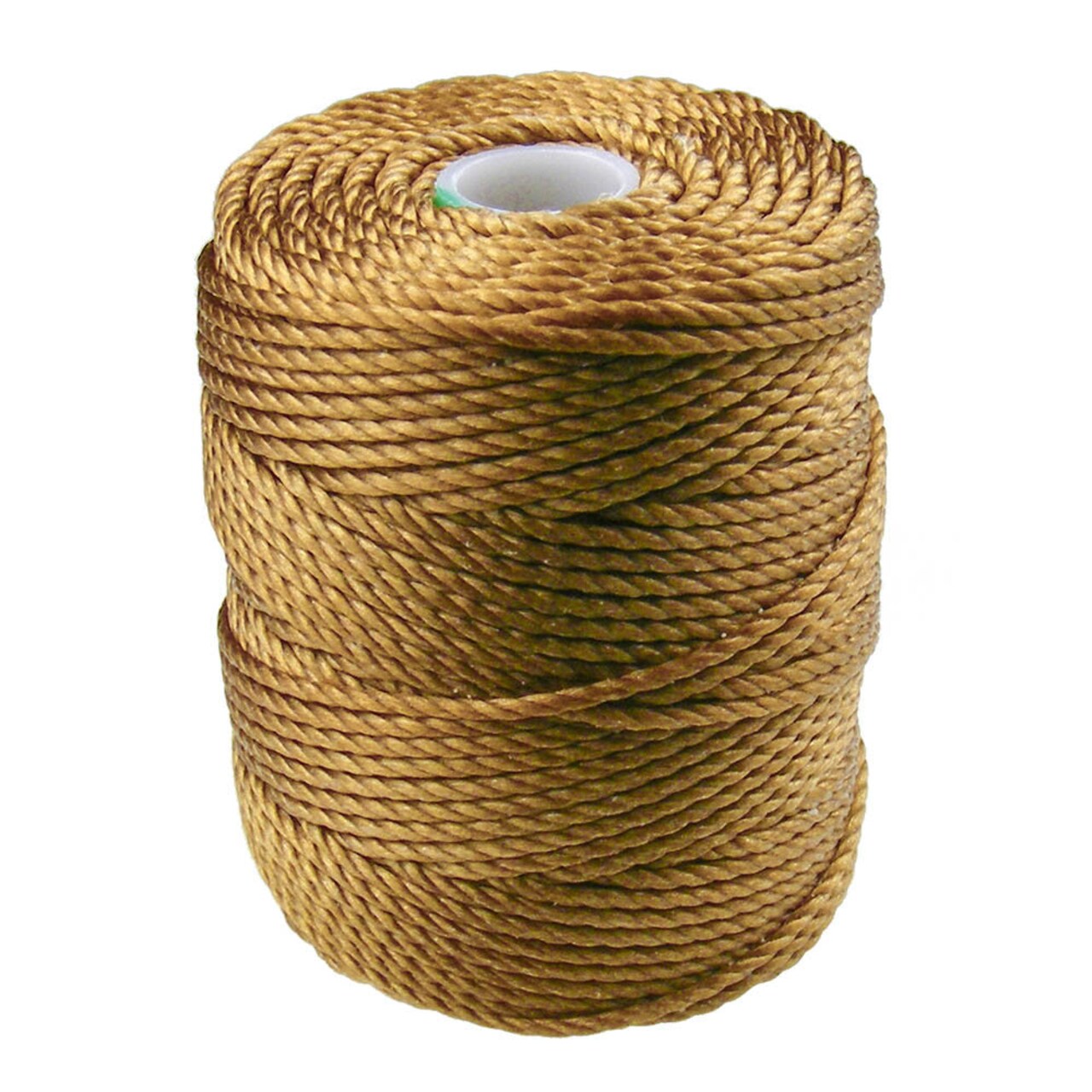 C-Lon Tex 400 Heavy Weight Bead Cord, Antique Gold - 1.0mm, 36 Yard Spool